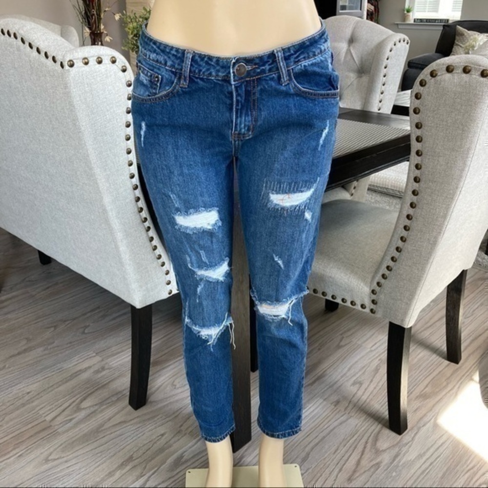 💋 Cotton On distressed boyfriend jeans 👖4